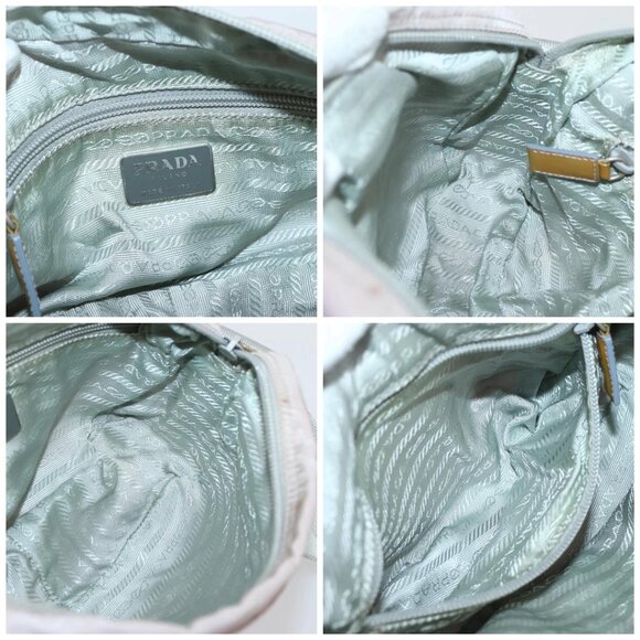 PRADA Shoulder Bag Nylon Pink Silver Auth - Picture 15 of 16